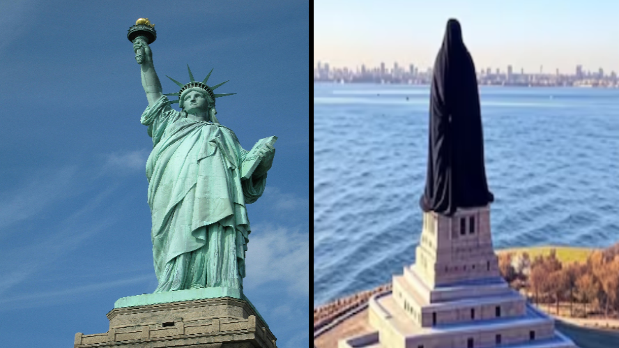 इस्लामोफ़ोबिया ने न्यूयॉर्क मेयर के चुनाव में ‘लिबर्टी’ पर ब़ुर्क़ा डाला! इस्लामोफ़ोबिया ने न्यूयॉर्क मेयर के चुनाव में ‘लिबर्टी’ पर ब़ुर्क़ा डाला!