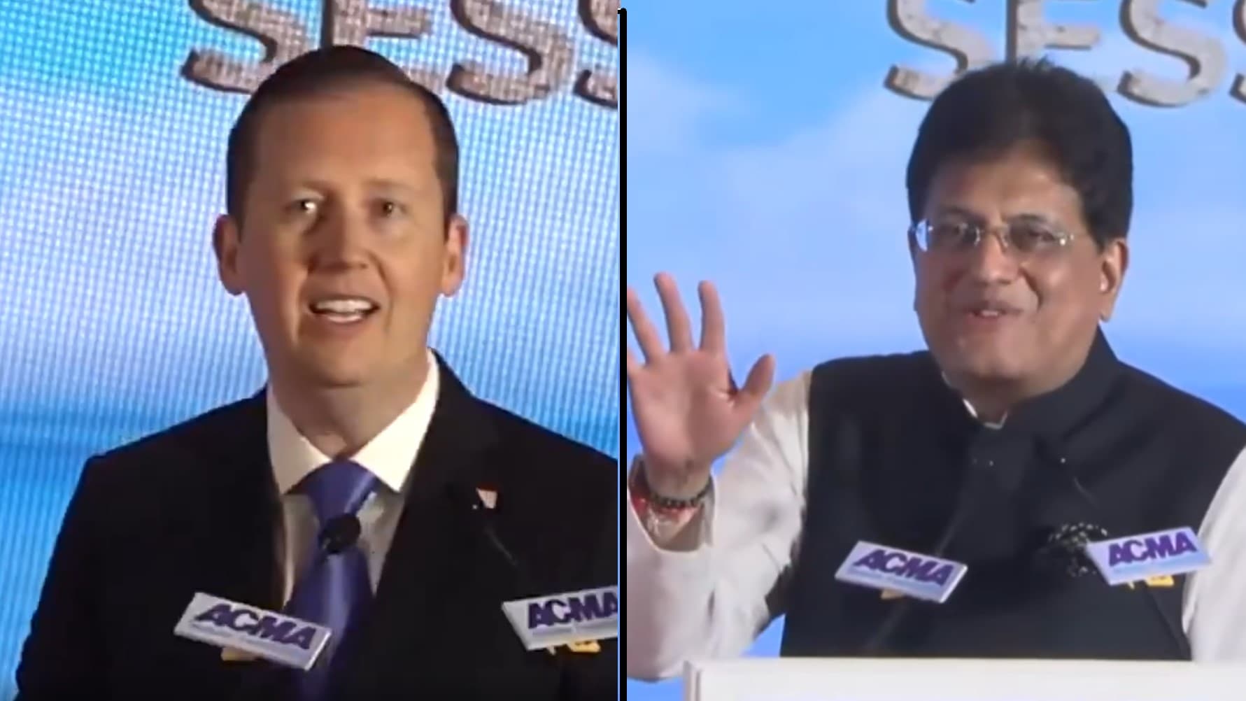US से बेहतर टैरिफ दर पर ही होगी ट्रेड डील: गोयल; विपक्ष ने गोयल को बताया 'गोर का निजी सचिव' US से बेहतर टैरिफ दर पर ही होगी ट्रेड डील: गोयल; विपक्ष ने गोयल को बताया 'गोर का निजी सचिव'