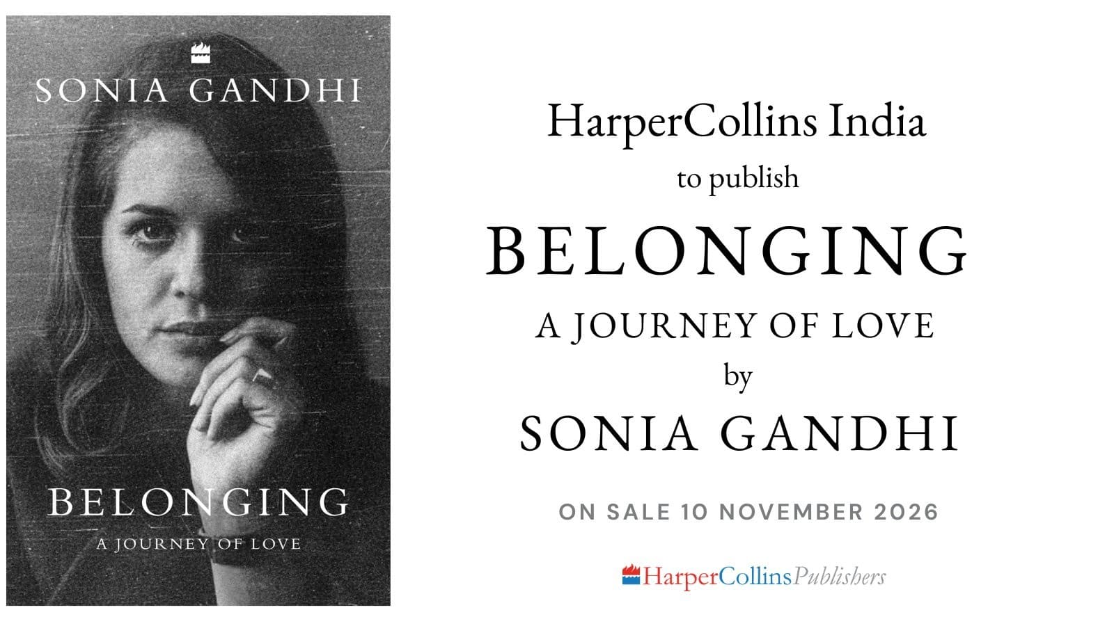 तमाम विवादों के बाद सोनिया गांधी की किताब अब HarperCollins से 10 नवंबर को आएगी तमाम विवादों के बाद सोनिया गांधी की किताब अब HarperCollins से 10 नवंबर को आएगी