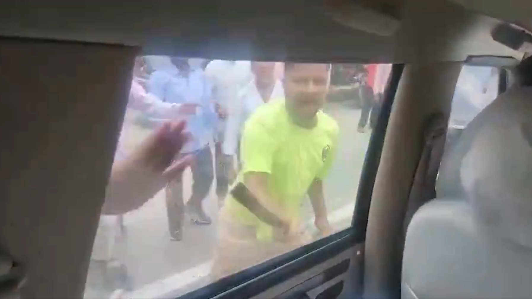 शुभेंदु अधिकारी के काफिले पर हमला suvendu adhikari convoy attacked