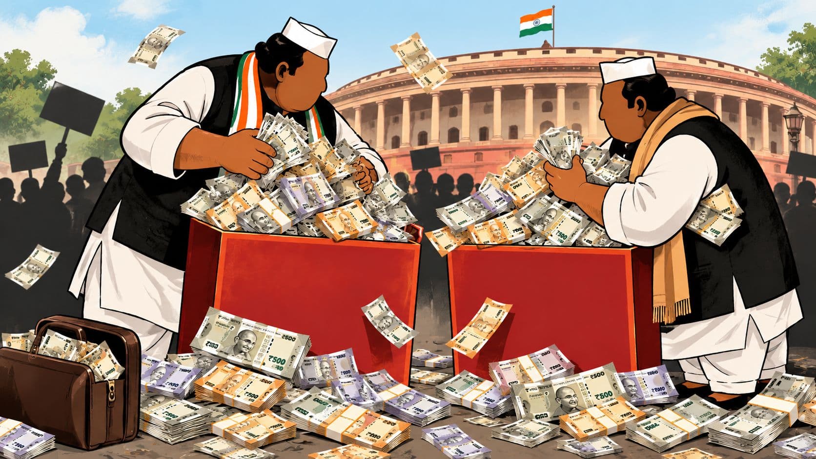 BBC की पड़तालः गुजरात की 6 छोटी पार्टियों को 1500 करोड़ से ज्यादा चंदा, उतारे 15 उम्मीदवार BBC की पड़तालः गुजरात की 6 छोटी पार्टियों को 1500 करोड़ से ज्यादा चंदा, उतारे 15 उम्मीदवार