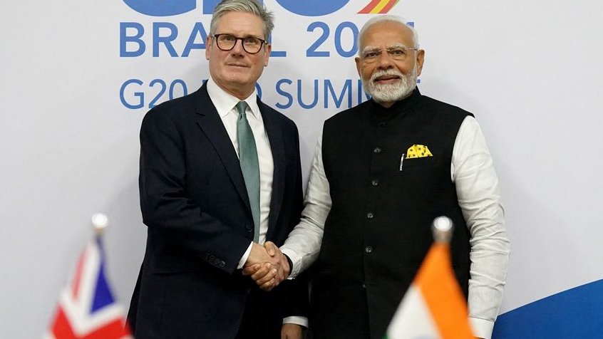 कीर स्टार्मर और नरेंद्र मोदी (फाइल फोटो) NA