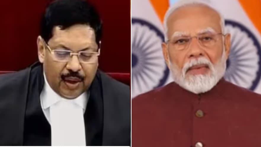 PM मोदी ने CJI पर हमले की कड़ी निंदा की, कहा- हर भारतीय में ग़ुस्सा PM मोदी ने CJI पर हमले की कड़ी निंदा की, कहा- हर भारतीय में ग़ुस्सा