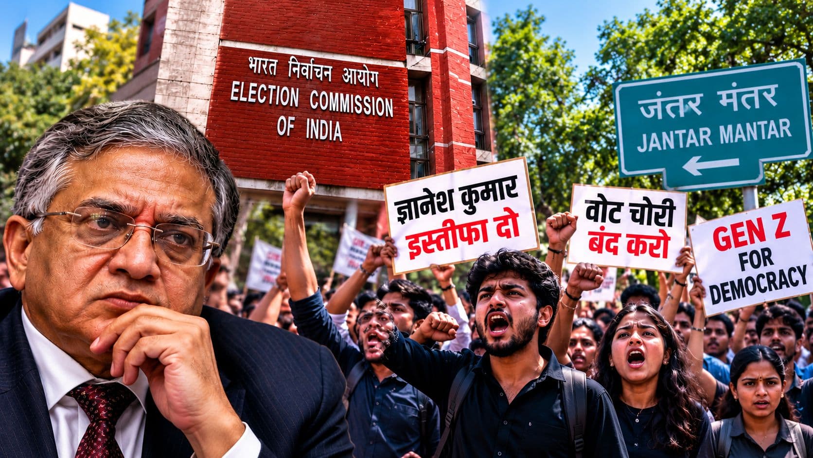 CJP ने दिल्ली पुलिस को 10 अक्टूबर के प्रदर्शन की सूचना दी, 'ज्ञानेश कुमार के इस्तीफे तक नहीं हटेंगे' CJP ने दिल्ली पुलिस को 10 अक्टूबर के प्रदर्शन की सूचना दी, 'ज्ञानेश कुमार के इस्तीफे तक नहीं हटेंगे'