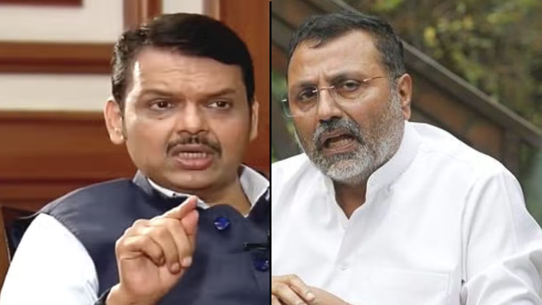 निशिकांत दुबे के 'पटक कर मारेंगे' बयान पर बवाल, फडणवीस सफाई देने को मजबूर क्यों? निशिकांत दुबे के 'पटक कर मारेंगे' बयान पर बवाल, फडणवीस सफाई देने को मजबूर क्यों?