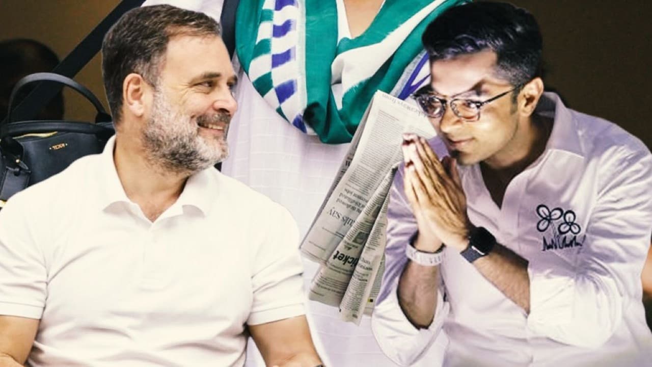 कांग्रेस में टीएमसी के विलय की अटकलें, ममता-अभिषेक राहुल-सोनिया से क्यों मिले कांग्रेस में टीएमसी के विलय की अटकलें, ममता-अभिषेक राहुल-सोनिया से क्यों मिले