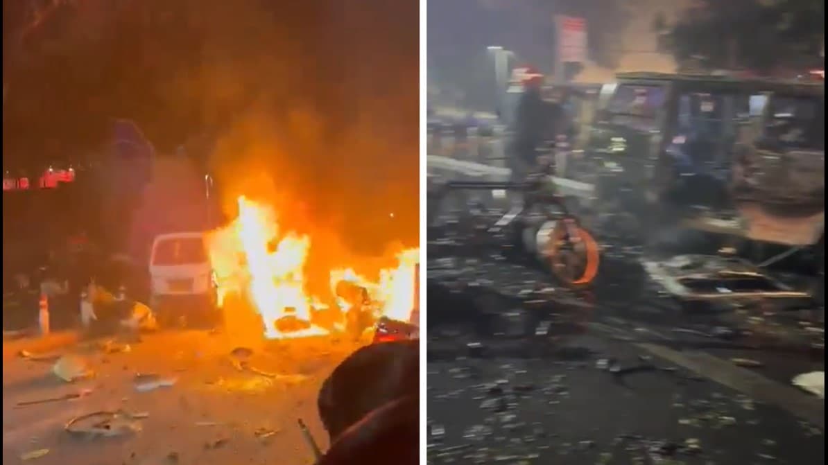 लाल क़िले के पास कार में बड़ा धमाका, 8 की मौत, 12 घायल लाल क़िले के पास कार में बड़ा धमाका, 8 की मौत, 12 घायल