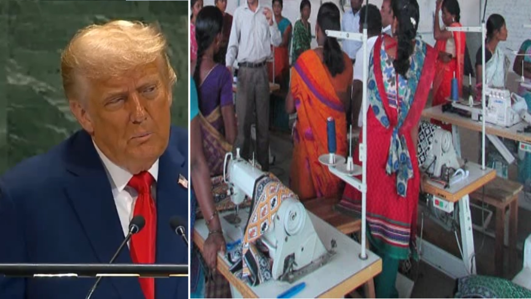 ट्रंप के टैरिफ़ से 30 लाख नौकरियाँ ख़तरे में? तमिलनाडु ने केंद्र को चेताया ट्रंप के टैरिफ़ से 30 लाख नौकरियाँ ख़तरे में? तमिलनाडु ने केंद्र को चेताया