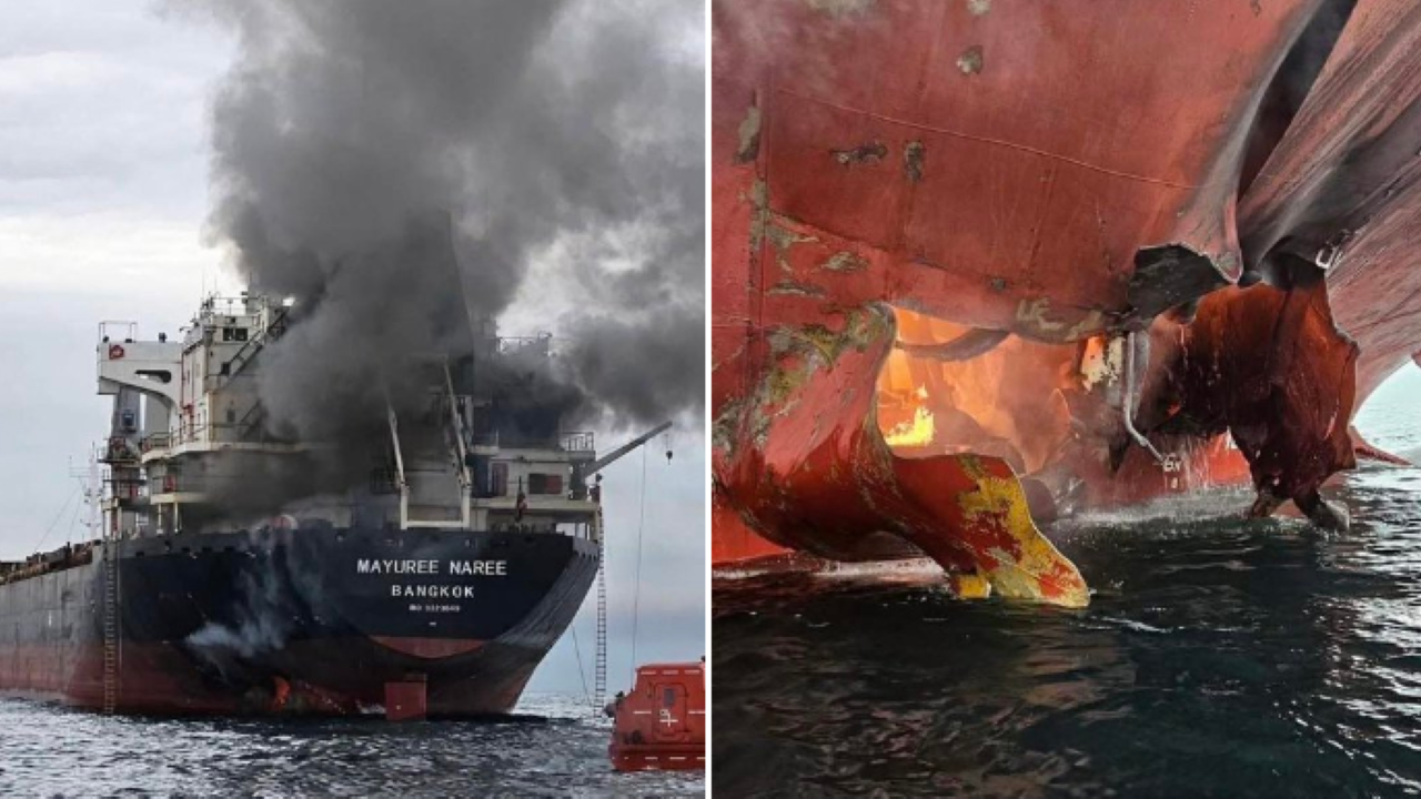 Live ईरान की यूएस-इसराइल के बैंकों पर हमले की धमकी, होर्मुज में 3 जहाज़ों पर ड्रोन अटैक Live ईरान की यूएस-इसराइल के बैंकों पर हमले की धमकी, होर्मुज में 3 जहाज़ों पर ड्रोन अटैक