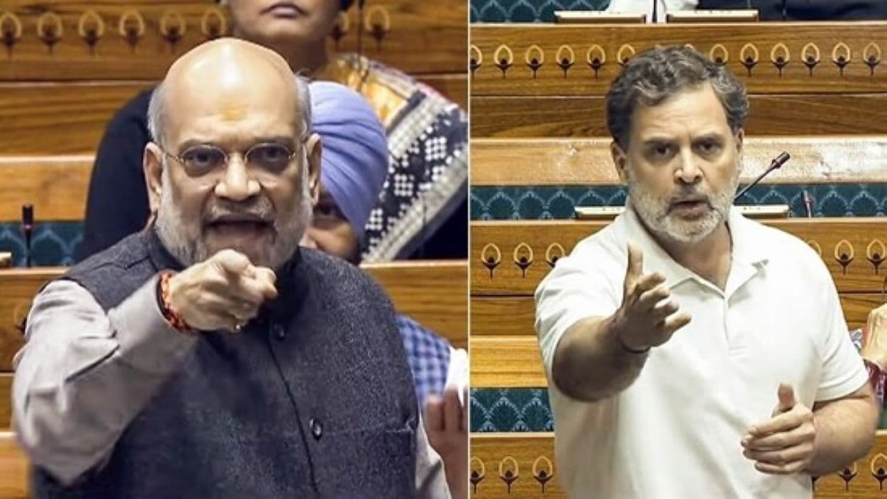 राहुल गांधी ने कहा- 'अमित शाह मेंटली बहुत प्रेशर में हैं', दोनों तरफ से बयानबाज़ी राहुल गांधी ने कहा- 'अमित शाह मेंटली बहुत प्रेशर में हैं', दोनों तरफ से बयानबाज़ी