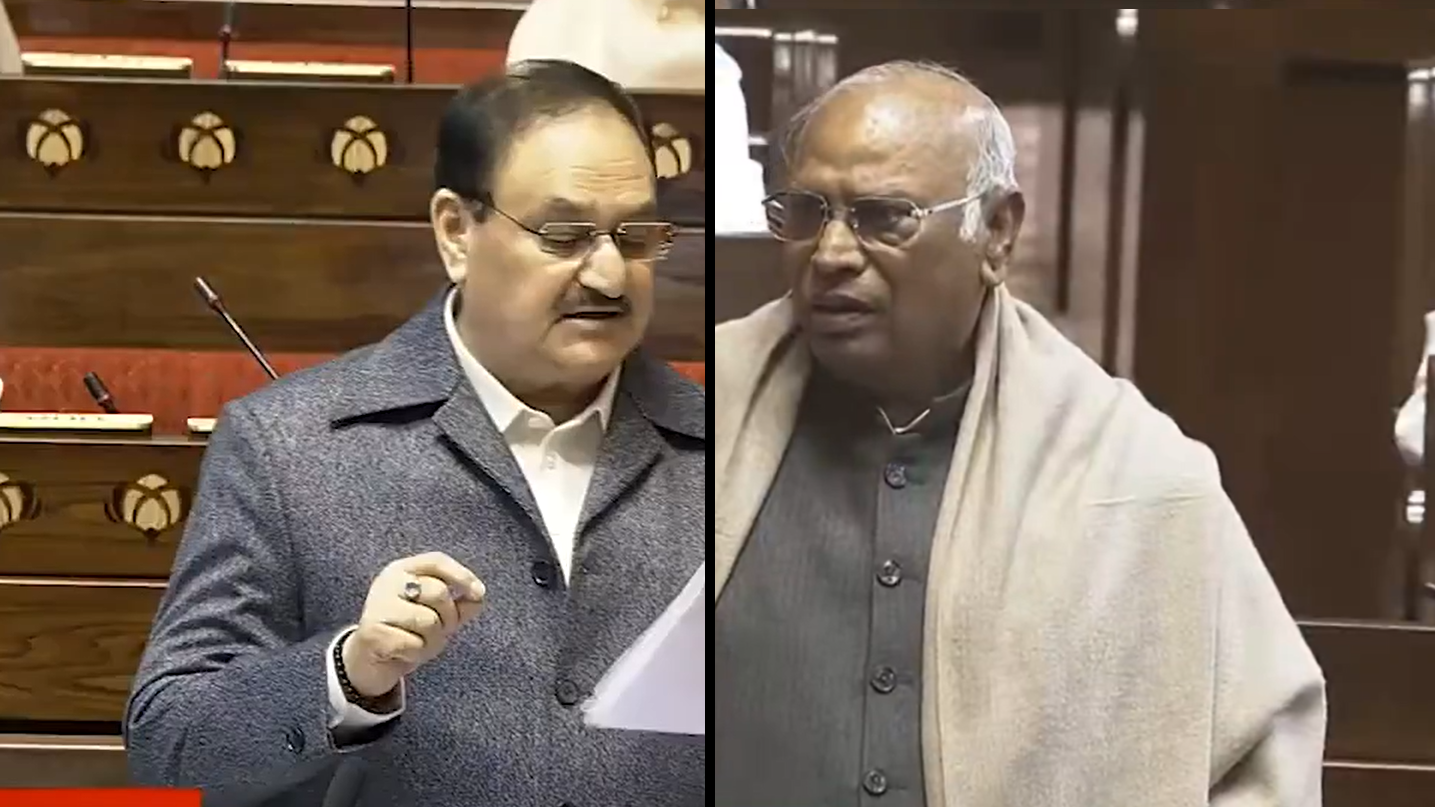 नेहरू को भला-बुरा सुनाते रहे जेपी नड्डा, खड़गे बोले- बहस वंदे मातरम या नेहरू पर? नेहरू को भला-बुरा सुनाते रहे जेपी नड्डा, खड़गे बोले- बहस वंदे मातरम या नेहरू पर?