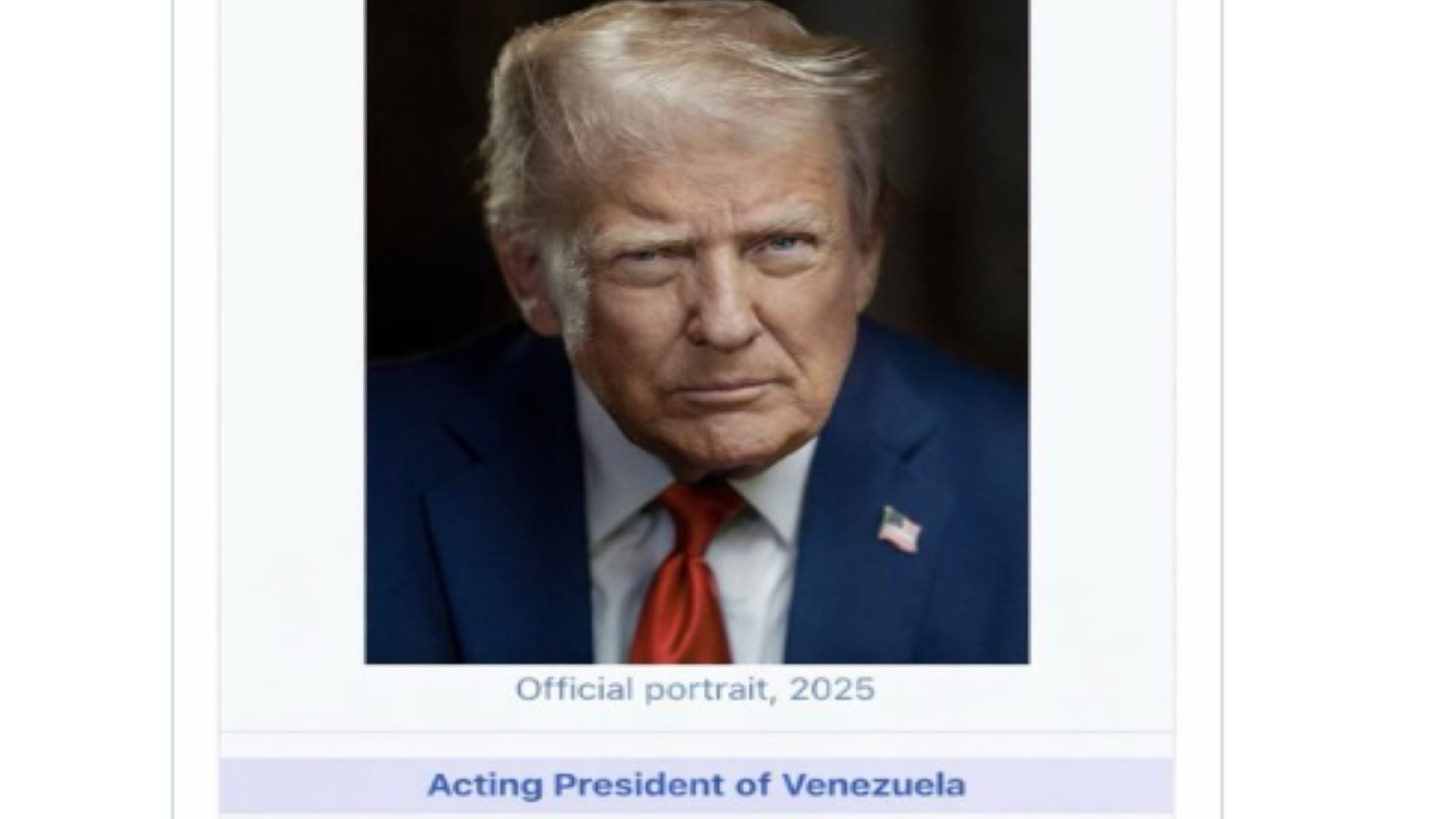 ट्रम्प ने खुद को वेनेजुएला का कार्यवाहक राष्ट्रपति घोषित किया, क्या 'सनकीपन' कहेंगे ट्रम्प ने खुद को वेनेजुएला का कार्यवाहक राष्ट्रपति घोषित किया, क्या 'सनकीपन' कहेंगे
