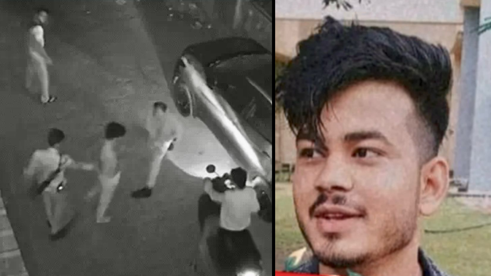सीसीटीवी फुटेज और पीड़ित युवक mp police torture youth death