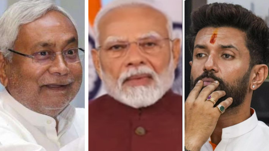 नीतीश कुमार, नरेंद्र मोदी, चिराग पासवान nitish modi chirag