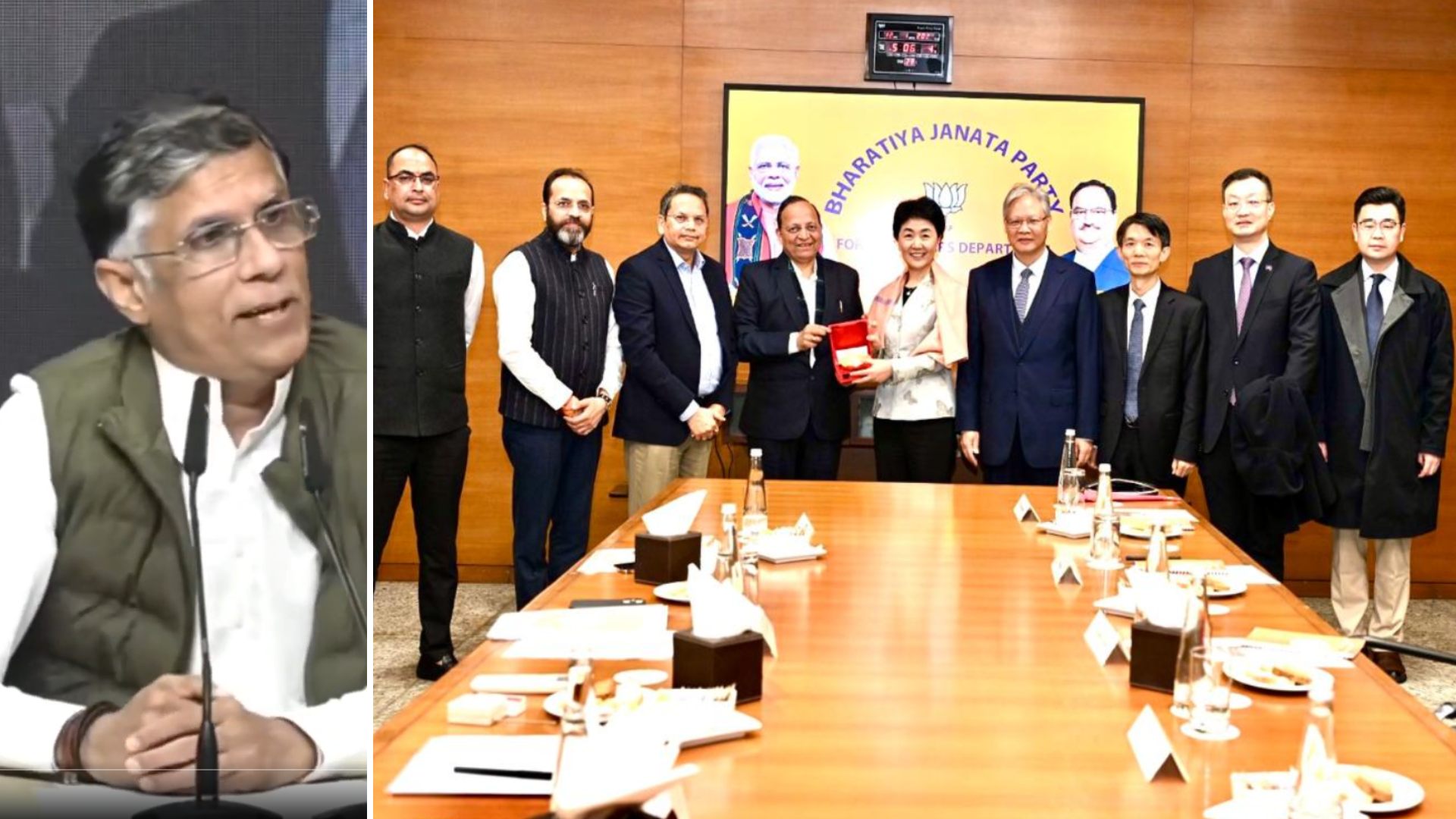 नरेंद्र मोदी का चीन से क्या रिश्ता है? बीजेपी- चीनी पार्टी की बैठक पर कांग्रेस ने पूछा नरेंद्र मोदी का चीन से क्या रिश्ता है? बीजेपी- चीनी पार्टी की बैठक पर कांग्रेस ने पूछा