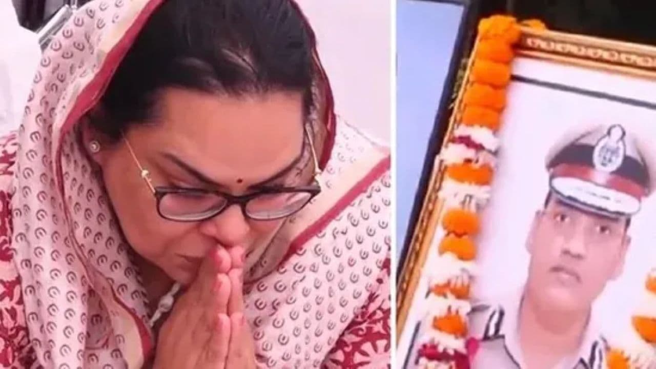 आईएएस अमनीत पी कुमार और उनके दिवंगत आईपीएस पति वाई पुरन कुमार हरियाणा