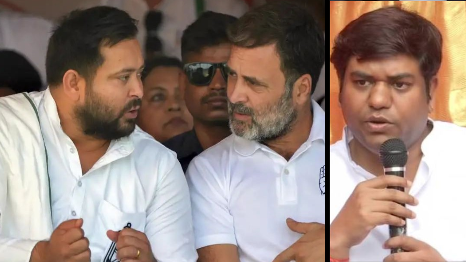 तेजस्वी, राहुल और मुकेश सहनी mahagathbandhan bihar