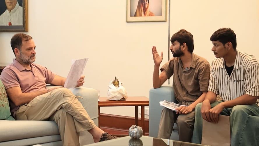'हड्डियां तोड़ सकते हैं, सत्याग्रह नहीं': छात्रों पर पुलिस 'बर्बरता' को लेकर राहुल बोले 'हड्डियां तोड़ सकते हैं, सत्याग्रह नहीं': छात्रों पर पुलिस 'बर्बरता' को लेकर राहुल बोले