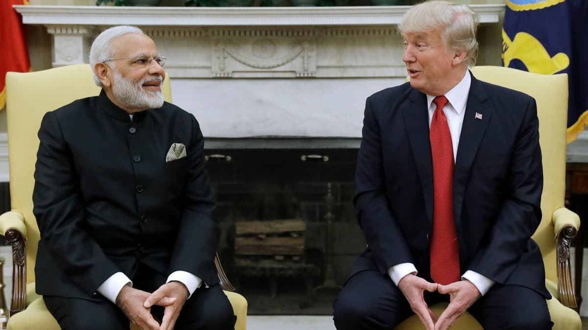 पीएम मोदी यूएस राष्ट्रपति ट्रंप के साथ। फाइल फोटो ट्रंप मोदी