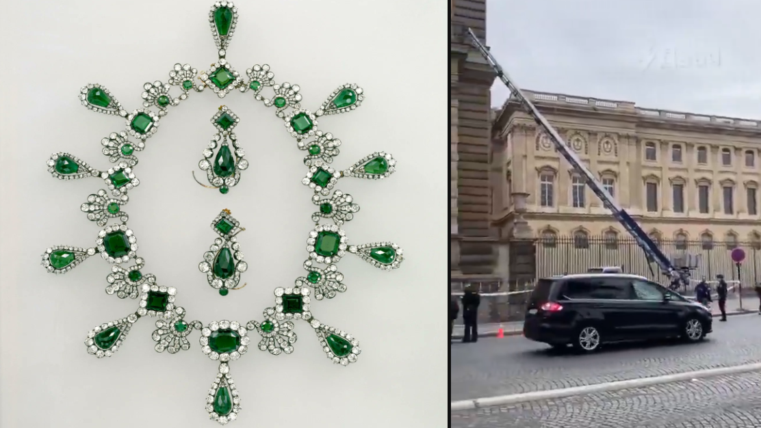 फ्रांस के लुव्र संग्रहालय में चोरी Louvre Museum heist