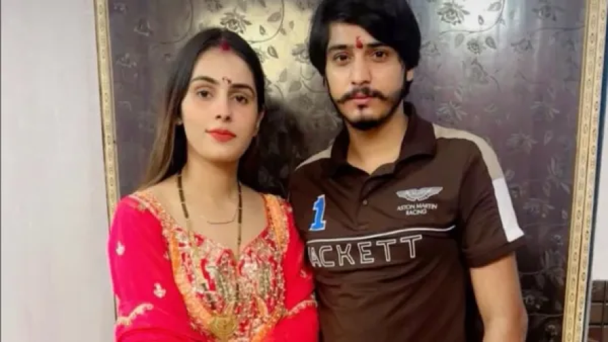 निक्की और विपिन। greater noida dowry murder nikki vipin case