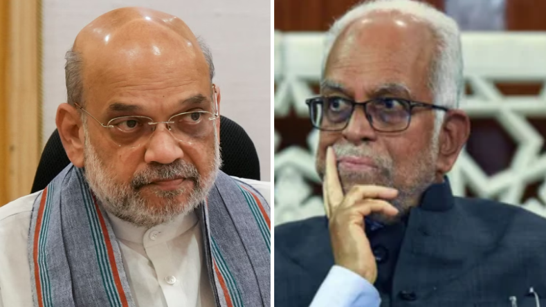 अमित शाह और जस्टिस सुदर्शन रेड्डी amit shah justice sudershan reddy