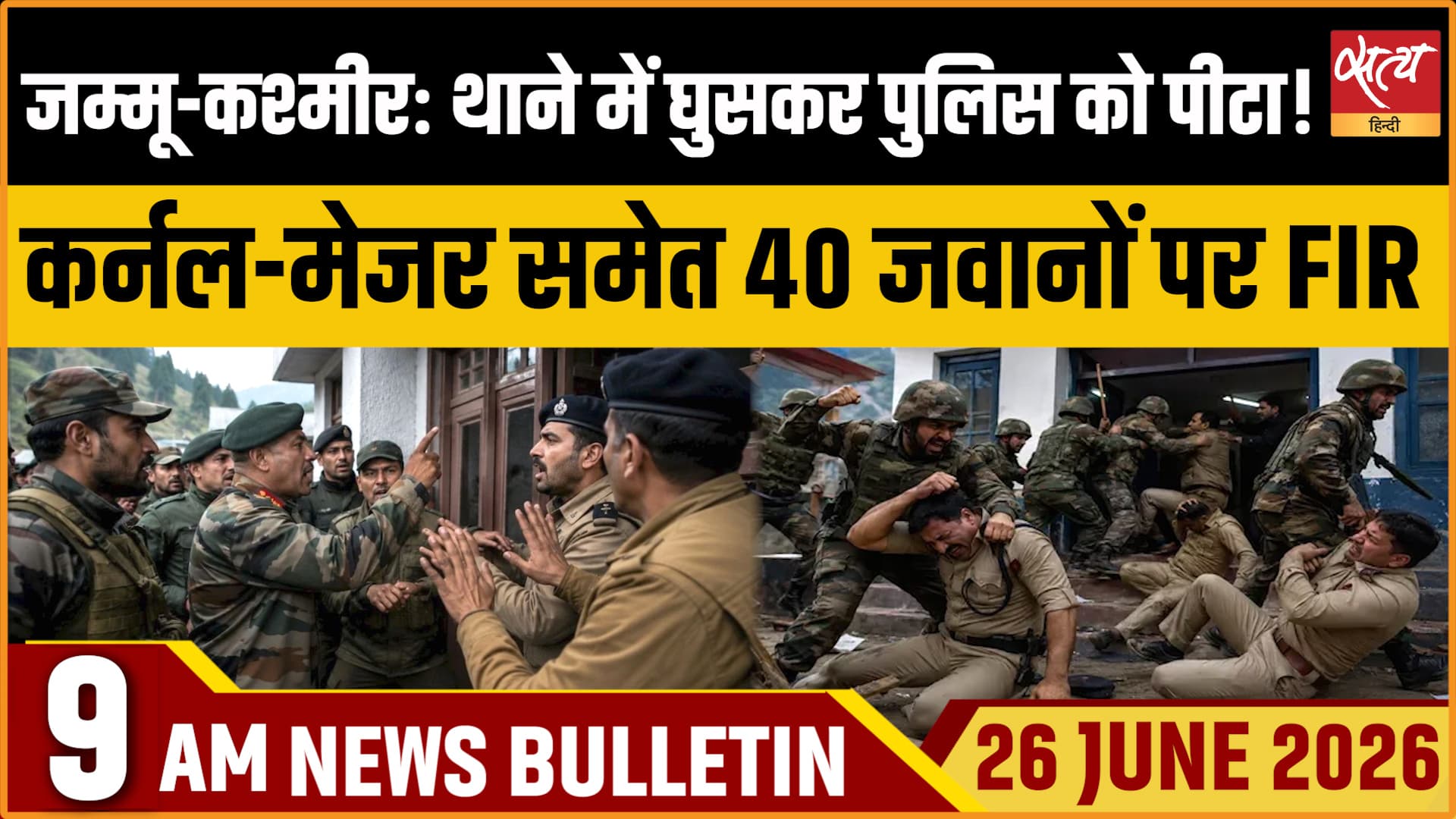 Satya Hindi News बुलेटिन । 26 जून, सुबह 9 बजे की ख़बरें Satya Hindi News बुलेटिन । 26 जून, सुबह 9 बजे की ख़बरें