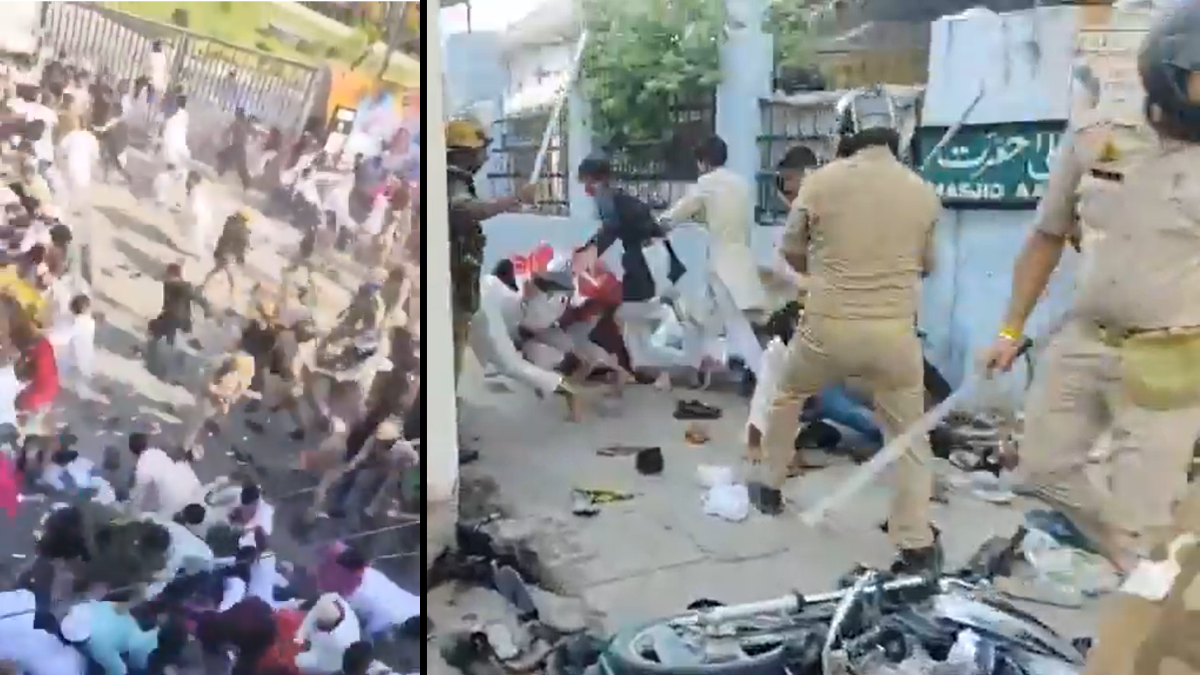 यूपी में 'आई लव मुहम्मद' विवाद बढ़ा, बरेली में हिंसक झड़पें, पुलिस ने किया लाठीचार्ज यूपी में 'आई लव मुहम्मद' विवाद बढ़ा, बरेली में हिंसक झड़पें, पुलिस ने किया लाठीचार्ज