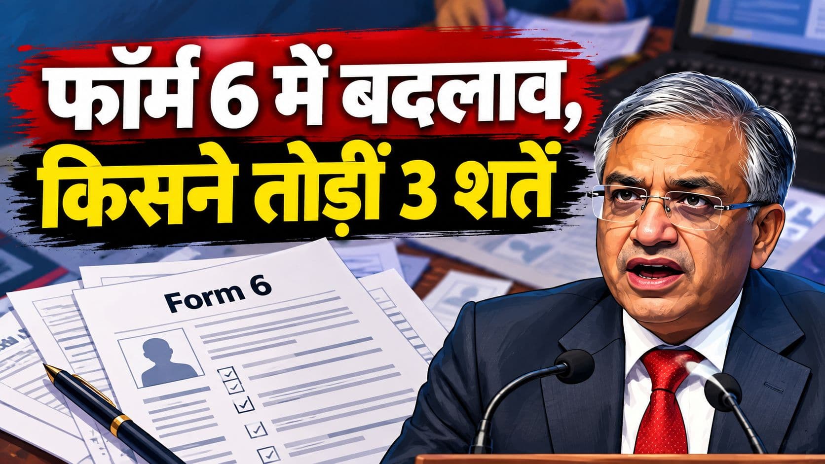 कांग्रेस ने कहा- CEC ज्ञानेश पर सुप्रीम कोर्ट खुद संज्ञान ले, फॉर्म 6 संशोधन में 3 नियम टूटे, एक्शन हो कांग्रेस ने कहा- CEC ज्ञानेश पर सुप्रीम कोर्ट खुद संज्ञान ले, फॉर्म 6 संशोधन में 3 नियम टूटे, एक्शन हो