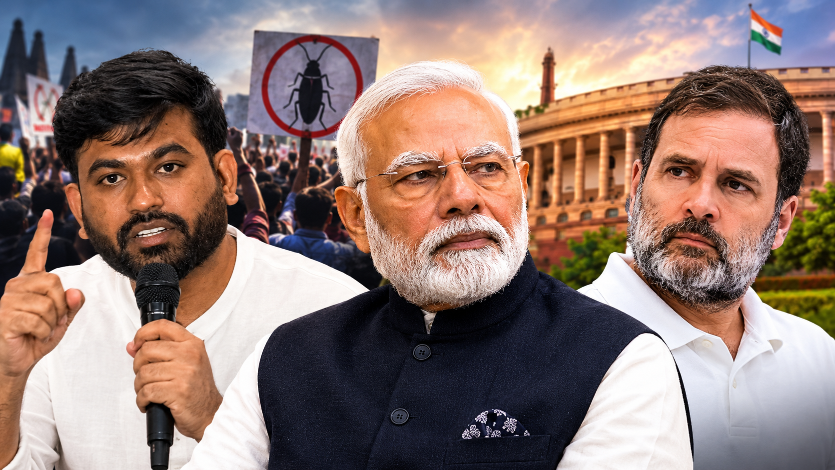 'कॉकरोच आंदोलन ने मोदी का ख़ौफ़ तोड़ा, क्या राहुल गांधी मंज़िल तक पहुंचाएंगे?' 'कॉकरोच आंदोलन ने मोदी का ख़ौफ़ तोड़ा, क्या राहुल गांधी मंज़िल तक पहुंचाएंगे?'
