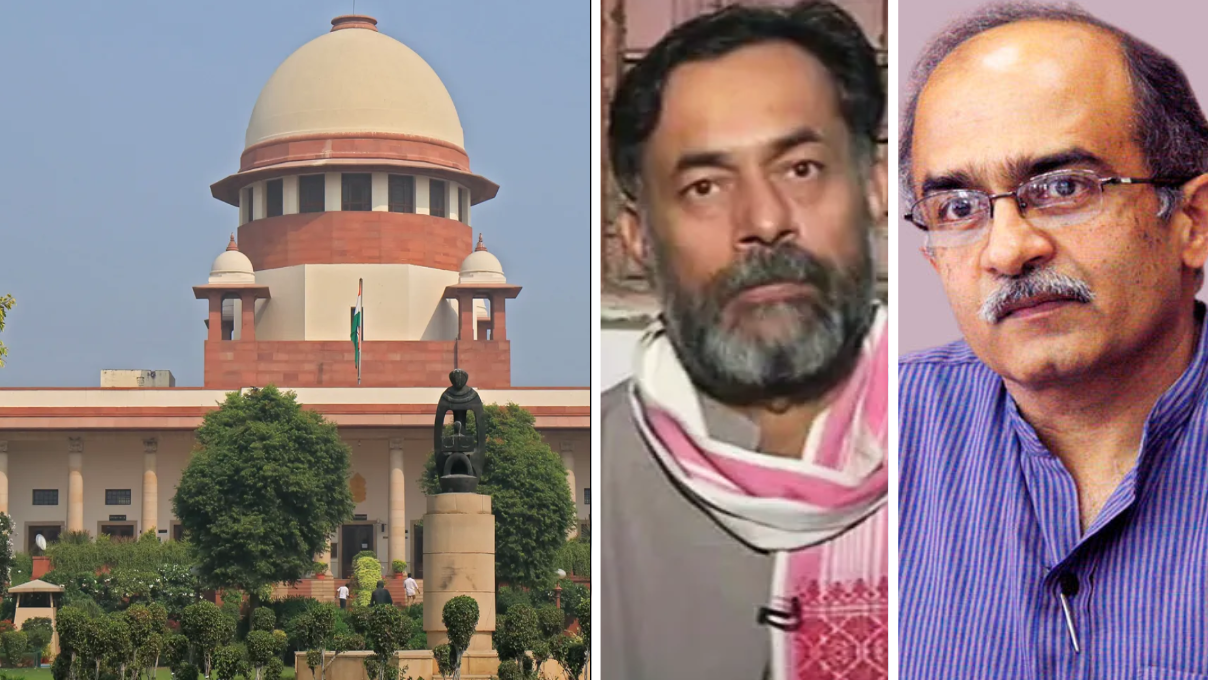 SC के SIR फ़ैसले पर योगेंद्र यादव, प्रशांत भूषण बोले- 'न्यायपालिका के लिए काला दिन' SC के SIR फ़ैसले पर योगेंद्र यादव, प्रशांत भूषण बोले- 'न्यायपालिका के लिए काला दिन'