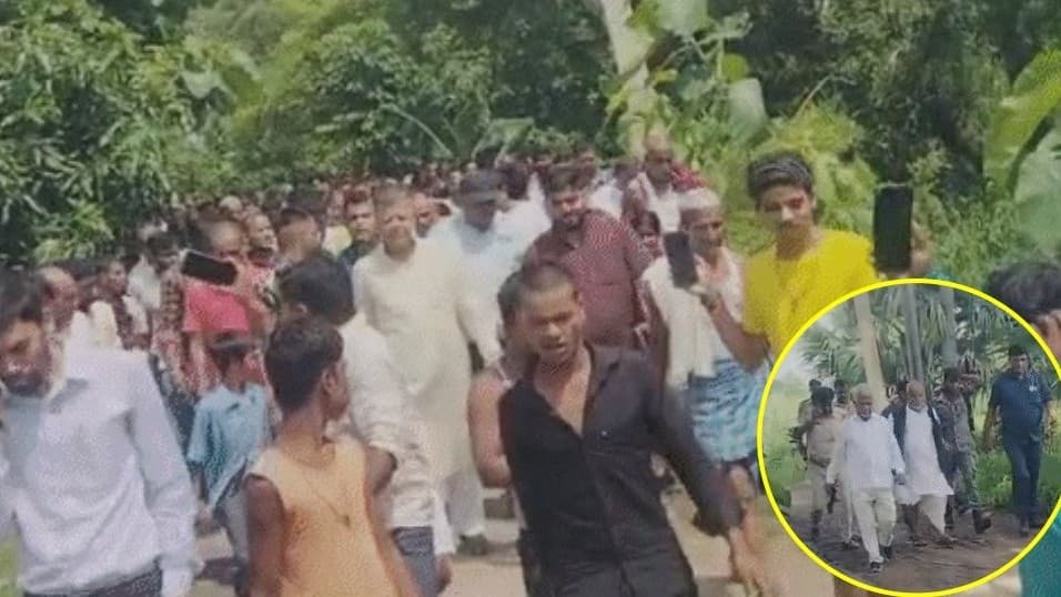 मंत्री श्रवण कुमार को नालंदा में ग्रामीणों ने दौड़ाया बिहार नालंदा
