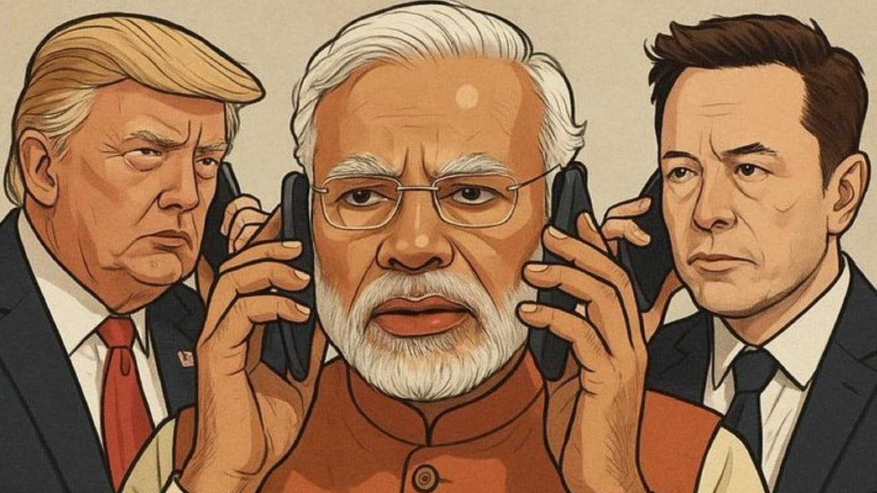 ट्रंप-मोदी फोन कॉल में मस्क कैसे घुसे, वॉर पॉलिटिक्स में कॉरपोरेट की बढ़ती दिलचस्पी ट्रंप-मोदी फोन कॉल में मस्क कैसे घुसे, वॉर पॉलिटिक्स में कॉरपोरेट की बढ़ती दिलचस्पी