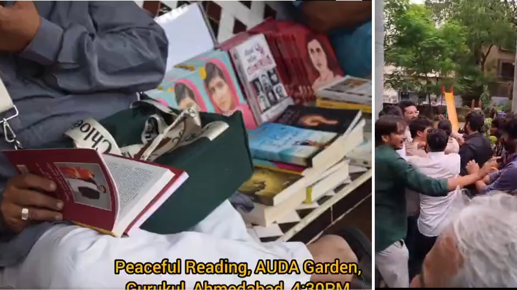 अहमदाबाद में मलाला की आत्मकथा पढ़ने वालों पर हमला करने के 3 आरोपी गिरफ्तार; बजरंग दल ने किया था बवाल अहमदाबाद में मलाला की आत्मकथा पढ़ने वालों पर हमला करने के 3 आरोपी गिरफ्तार; बजरंग दल ने किया था बवाल